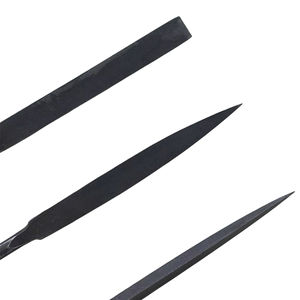 Juego de Limas de Acero de Grado Industrial de 250 mm (10 Pulgadas) para Bricolaje, Acabado Natural, Lima de Aguja, Lima Triangular, Lima Plana, Lima Media, PRECIO BAJO - Product Image 1