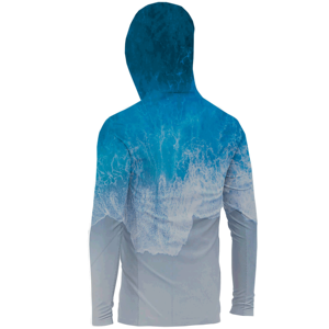Camiseta Deportiva de Manga Larga Personalizada al por Mayor, de Algodón, Ligera, Cómoda, para Hombre, para Tenis, Golf, con Capucha, Color Heather - Product Image 2