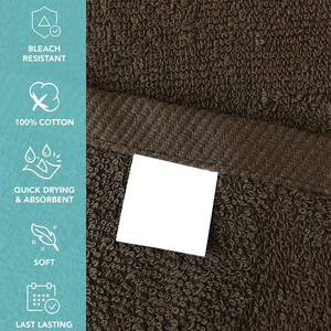 Serviette de Salon colorée mode beauté Spa salon de coiffure serviettes de cheveux fournitures de Salon professionnel serviette en coton absorbant Durable - Product Image 5