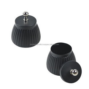 Recipiente de almacenamiento con tapa para cocina, recipiente redondo de azúcar decorado con oro y plata, suministros a granel creativos - Product Image 4