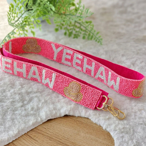 Bolso Transparente para Estadio con Correa Bordada a Mano con Cuentas, Correa Cruzada Personalizable - Product Image 1