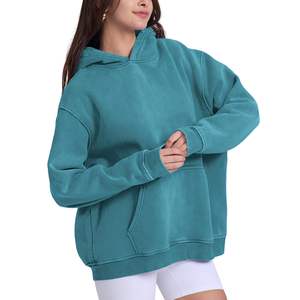 Fabrication conception personnalisée automne vente chaude unisexe sweats à capuche décontracté 100% coton poche surdimensionné basket-ball régulier - Product Image 3