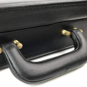 Étui rigide et souple en cuir et polyester pour logo personnalisé, brodé ou à coudre, pour insignes maçonniques et de franc-maçonnerie, avec sequins et fermeture magnétique - Product Image 5