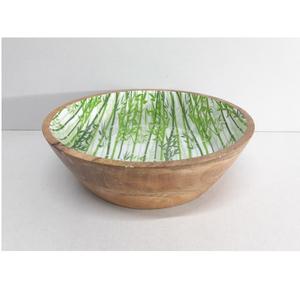 ถ้วยชามบนโต๊ะอาหารทำจากไม้รูปทรงกลมเครื่องครัวงานไม้ดีไซน์หรูหรา - Product Image 1