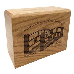 Urna de Madera para Cremación de Mascotas Bridge, Urna Grande para Perros Adultos al por Mayor, Urnas para Cenizas, Urna Grande para Perros Adultos - Product Image 3