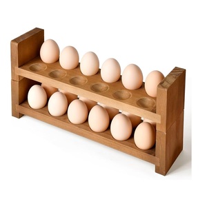 Porte-oeufs de couleur personnalisée de haute qualité Taille et forme personnalisées Plateau à oeufs en bois pour ustensiles de cuisine - Product Image 6