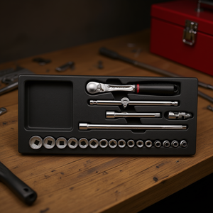 Ensemble d'outils Usag de 21 pièces avec cliquet et douilles pour une utilisation pratique - Product Image 3