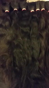 Cheveux humains vierges indiens Remy bouclés, couleur naturelle, récoltés à la main, pour tissage de cheveux - Product Image 2