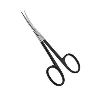 Ciseaux chirurgicaux de qualité supérieure MEDIHEAL SURGICAL CORPORATION Classe I, finition polie, lame fine et courbée en acier métallique. - Product Image 1