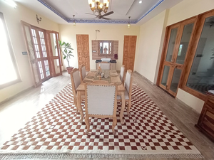 Alfombra de Lana a Cuadros Rosa, Tejida a Mano, Ecológica, Alfombras Marroquíes y Alfombras de Área para Decoración de Dormitorio y Sala de Estar - Product Image 5