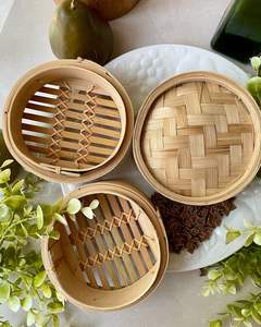 Vaporera Tradicional de Bambú, Herramienta de Cocina Natural Hecha a Mano - Product Image 3