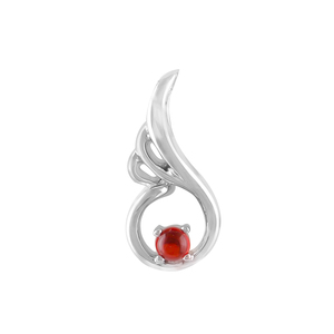 Pendentif artisanal en argent sterling 925 avec grenat pour femme, charme religieux Shah Gems avec améthyste et perle, motif numéroté - Product Image 1