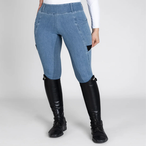 Culotte d'équitation sur mesure pour femmes avec patch au genou pour une sécurité supplémentaire culotte d'équitation à vendre - Product Image 1
