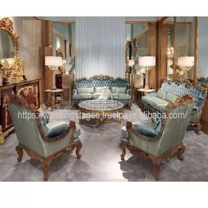 Juego de Sofás de Lujo Estilo Palacio para Sala de Estar, Exportaciones DST, Sofá de Madera Personalizado y Duradero, Mejores Proveedores de Muebles de Alemania - Product Image 6