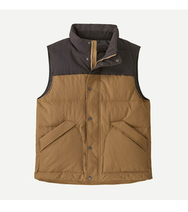 Doudounes d'hiver personnalisées pour hommes Demi-manches de fabrication professionnelle Tenue décontractée légère en duvet et tissu - Product Image 4