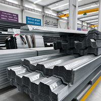 Tôle de plancher ouvert en acier galvanisé YX51 305 915 à haute capacité de charge pour la construction de bâtiments en béton