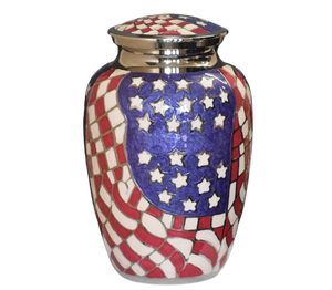 Urnes pour cendres adulte Funérailles Bronze Grande urne pour cendres d'êtres chers Taille 10.5 "& 220 Cu. Dans - Product Image 2