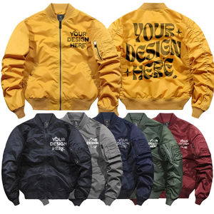 Otoño Invierno Nylon impermeable chaqueta deportiva bordada Technics recubierto Formal estilo suelto cierre de cremallera al por mayor OEM - Product Image 1