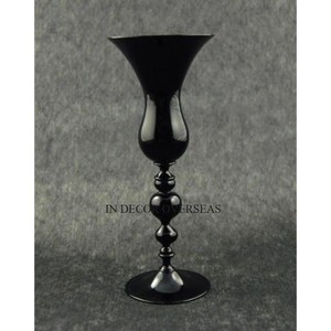 Nuevo patrón de llegada, Metal de primera calidad, chapado en oro de alta calidad, centro de mesa de boda, decoración, trompeta, florero, suministros - Product Image 3