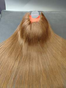 Precio al por mayor U parte completa cutícula Remy virgen vietnamita pelo pelucas máquina doble trama muchos colores disponibles - Product Image 2