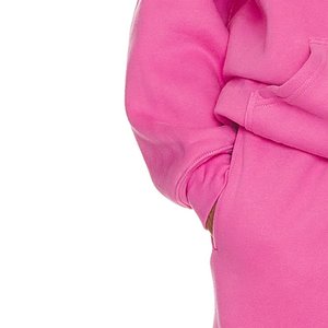 Nuevo Conjunto Deportivo Rosa con Logotipo Personalizado, Sudadera con Capucha de Manga Larga, Traje Deportivo Informal para Mujer, Estilo Urbano, Conjunto de Joggers para Mujer - Product Image 6