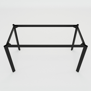 BFCBOV05-Industrial Style Oval Iron <b>Desk</b> Legs Heavy Duty 140x70cm for Dining Table Kitchen Furniture Hospital Use - Product Image 1
