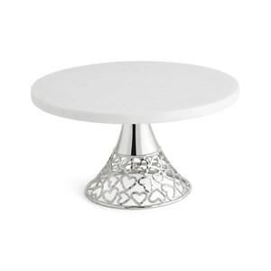 Romantic Heart-Shaped Cake Stand Elegant Dessert Display for Weddings & Special Occasions - Product Image 3