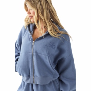 ชุดสั้นสองชิ้นสำหรับผู้หญิงเสื้อฮู้ดเอวลอยและกางเกงขาสั้นปรับแต่งได้2025แฟชั่นฤดูใบไม้ผลิฤดูร้อน - Product Image 3