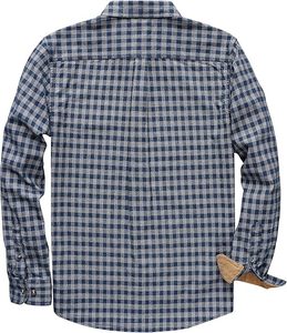 Camisas de vestir teñidas lisas de alta calidad para hombres de tendencia superior 100% algodón Material orgánico sostenible - Product Image 1