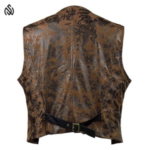 Chaleco de cuero negro para hombre de talla grande sin mangas de invierno de alta calidad chalecos transpirables con calefacción - Product Image 5