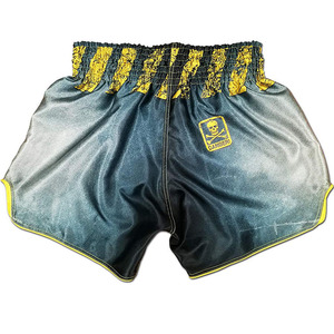 กางเกงขาสั้นผ้าไหมมวยไทยกางเกงมวย MMA แบบสั่งตัด2023ล่าสุดกำหนดได้เองขายส่งจากโรงงาน - Product Image 6