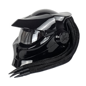 <span class=keywords><strong>Casco</strong></span> Integral de Motocicleta <span class=keywords><strong>Alien</strong></span> Predator, Máscara de ABS con Diseño Sci-Fi, Cierre Rápido, para Todas las Estaciones, Ideal para Motociclismo Urbano, Nuevo - Product Image 3