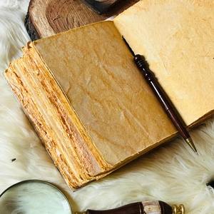 Large Grimoire Leather Journal 400 Page Spell <b>Book</b> with Spiral Binding Printed <b>Tree</b> Life and <b>Book</b> Shadows Celestial Gifts - Product Image 3