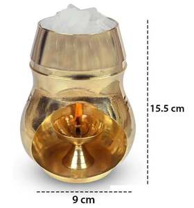 เครื่องพ่นอโรม่าทองเหลืองพร้อมเชิงเทียน - Product Image 2