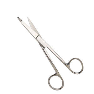 Ciseaux à pansements en acier, manuels, certifiés CE, tailles 5,5 pouces et 8 pouces, droits/courbes, porte-aiguilles chirurgical réutilisable médical - Product Image 3