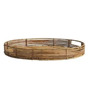 Affordable Wicker Rattan <b>Tray</b> <b>Basket</b> Rattan <b>Tray</b> Natural Storage Weaving Wicker Serving for Food Floating Hot Sale Serving <b>Tray</b> - Product Image 3