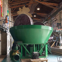 Broyeur à eau à haut rendement fabriqué en Chine pour l'extraction d'or, moulin à eau pour le broyage de l'or, machine de broyage à petite échelle