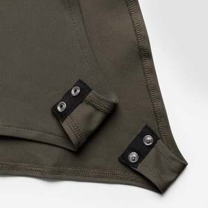 Combinaison Olive à Manches Longues, Style Bodycon Sexy, Tissu en Nylon Tricoté, Imprimé Sans Couture, Coupe Ajustée, pour Printemps, Été, Automne, Hiver - Product Image 6