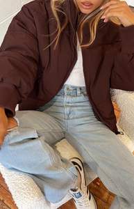 Chaqueta acolchada recortada de invierno para hombre, abrigo corto de poliéster acolchado cálido con cuello levantado y tela de lona para mujer - Product Image 6