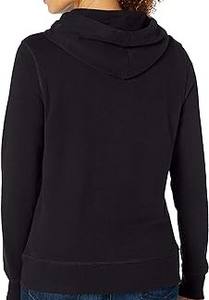 Noir-couleur polaire Street Wear sweats à capuche femmes sweat pull automne hiver à manches longues femme à capuche pour femmes - Product Image 3