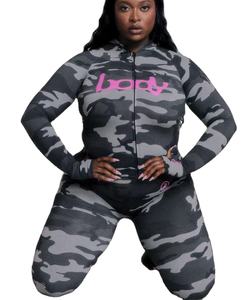 ชุดลำลองฤดูใบไม้ร่วงปี 2025 ผ้าถักเนื้อนุ่มแบบสวมหัว ระบายอากาศได้ดี ผลิตจากโพลีเอสเตอร์+สแปนเด็กซ์ ชุดเซ็ตสำหรับผู้หญิง แขนยาว กางเกงขายาว ยืดหยุ่นได้ - Product Image 1