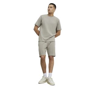 Ensemble T-shirts et shorts 100 % coton épais imprimés sur mesure, styles graphiques DTG personnalisés, vêtements en gros - Product Image 1