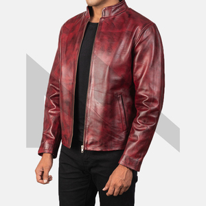 Nouvelle arrivée Veste en cuir de haute qualité, tendance, sur mesure, à prix raisonnables, Vestes en cuir léger pour hommes - Product Image 3