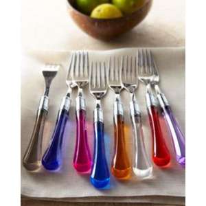 Hermoso juego de cubiertos con mango de resina con acabado pulido de primera calidad y construcción duradera Ideal para bodas - Product Image 1