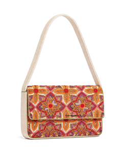 Bolso de Mano con Solapa y Cuentas de Estilo Bohemio para Mujer, Hecho a Mano en India, con Cierre de Botón, Correa de Hombro Ligera, para Fiestas Nocturnas - Product Image 6
