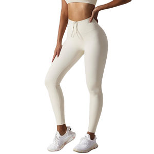 Mallas de punto de talla grande para mujer, ligeras, impermeables, de alta calidad, para gimnasio, Fitness, correr, ropa informal, cintura alta, excelente - Product Image 1
