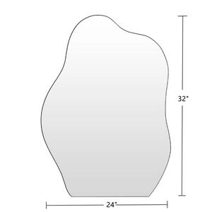 Miroir mural rectangulaire de forme irrégulière personnalisable de la meilleure qualité pour la décoration de la maison, la salle de bain et les hôtels - Product Image 3