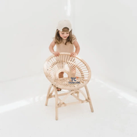 Wholesales Kids <strong>Chair</strong> Flower <strong>Peacock</strong> Shaped Rattan Baby <strong>Chair</strong> Furniture for Kids