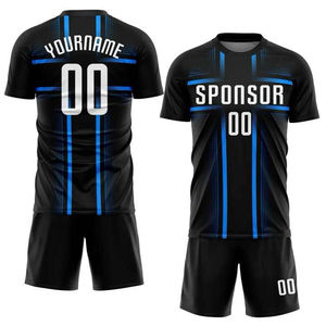 Ensemble d'uniformes de football d'équipe légers Tailles pour adultes et jeunes Kits d'uniformes de football sublimés personnalisés - Product Image 5