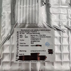 Microcontrôleur ST STM32F405RGT6 ARM Cortex-M4 168 MHz 32 bits LQFP64, circuit intégré de contrôle embarqué - Product Image 1